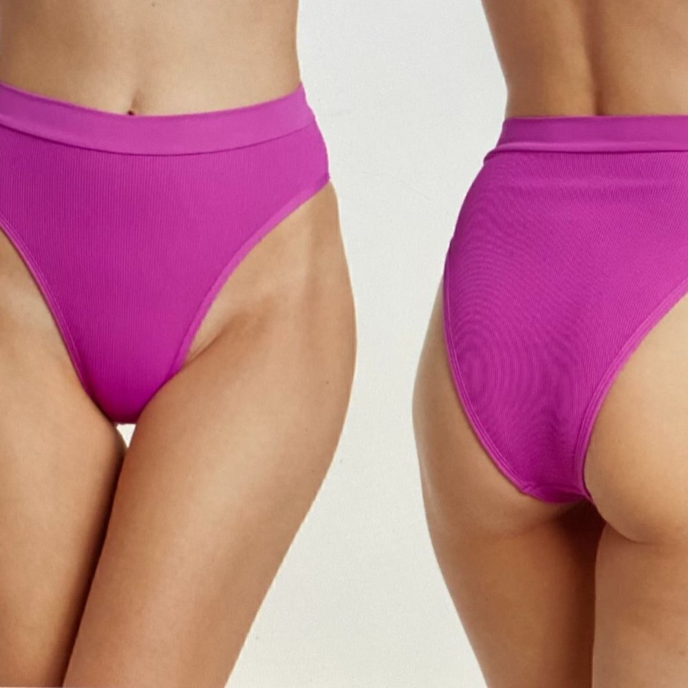 L SPACE French Cut Swim Briefs Pitaya Color Size S